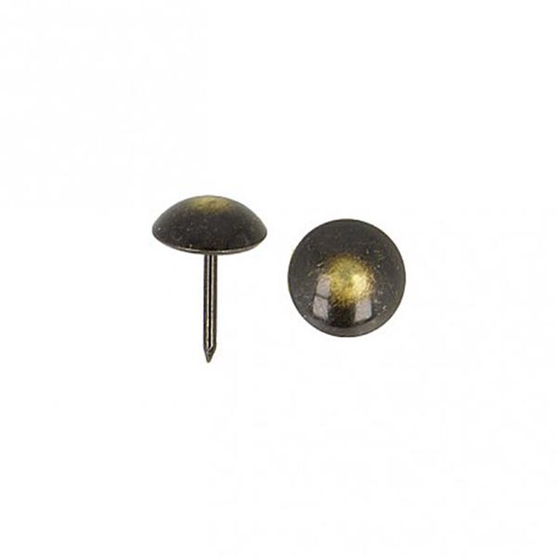 chiodi da tappezziere [ 17 mm | 50 Stk.] - antracite/oro vecchio metallica antico,  image number 2