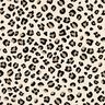 felpa garzata Stampa leopardata | Poppy Fabrics – crema/anemone,  thumbnail number 1
