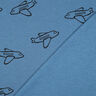 felpa garzata aerei | Poppy Fabrics – colore blu jeans,  thumbnail number 4
