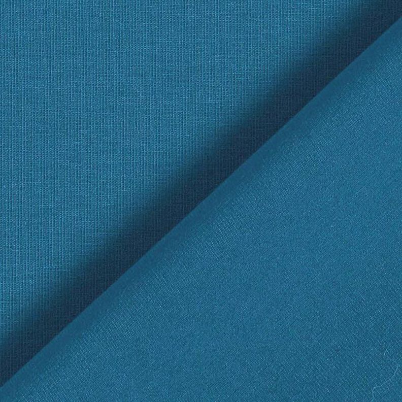 jersey di cotone medio tinta unita – petrolio,  image number 5