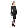 velluto stretch stropicciato – nero,  thumbnail number 6