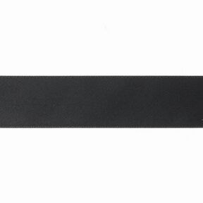 Nastro in satin [25 mm] – nero, 