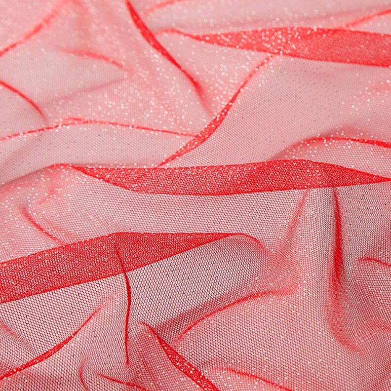 tulle glitter Royal – rosso/argento,  image number 4