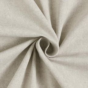 tessuto arredo, mezzo panama chambray, riciclato – grigio argento/naturale, 