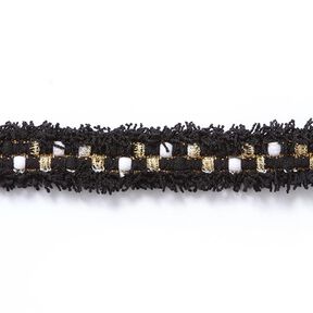 bordura tweed [20 mm] – nero/oro, 