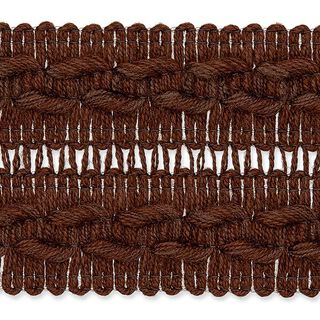bordura a treccia maglia - marrone, 
