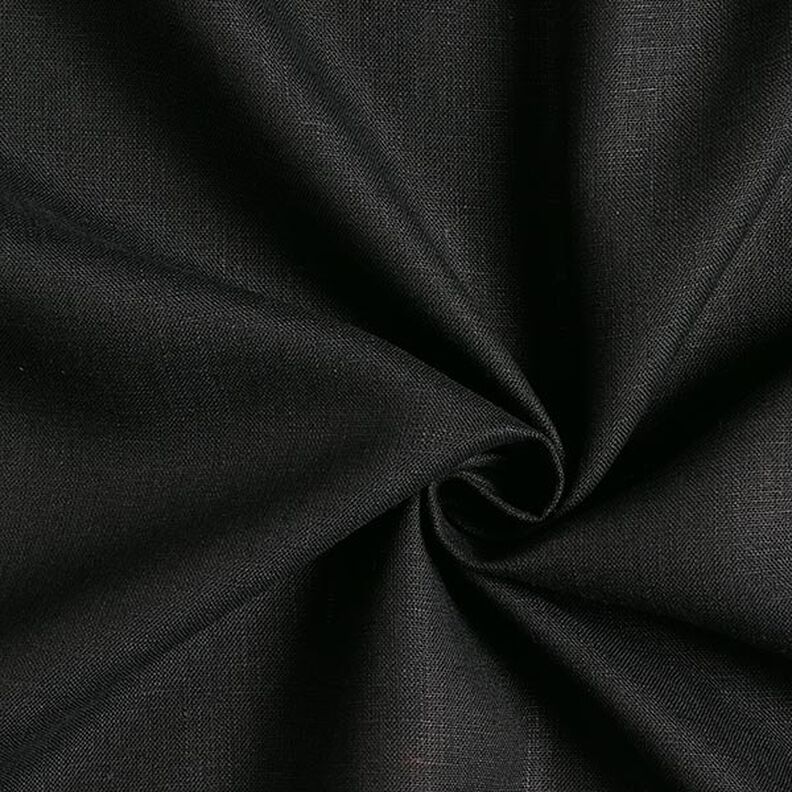 tessuto in lino – nero,  image number 1