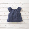 mussolina / tessuto doppio increspato – colore blu jeans,  thumbnail number 8