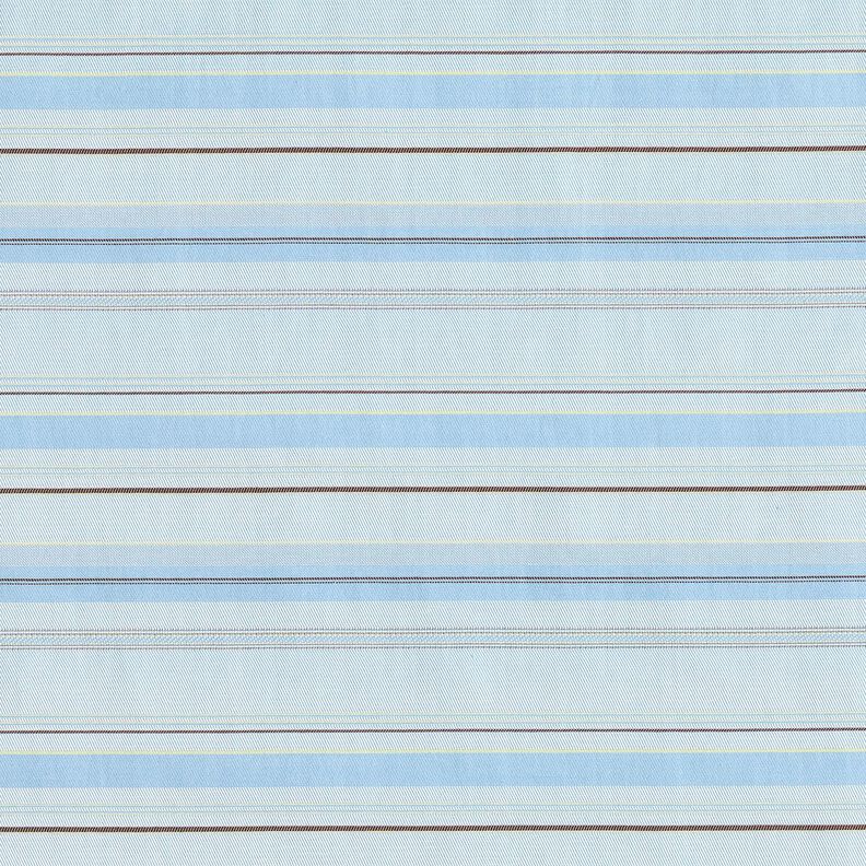 Misto cotone-viscosa a righe – blu-argento,  image number 1
