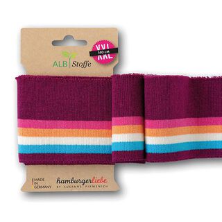 GOTS tessuto in maglia bio per bordi e polsini CUFF ME COLLEGE [140 cm | 7,5 cm] | Albstoffe, 