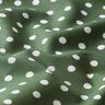 popeline di cotone grandi pois – verde scuro/bianco,  thumbnail number 2