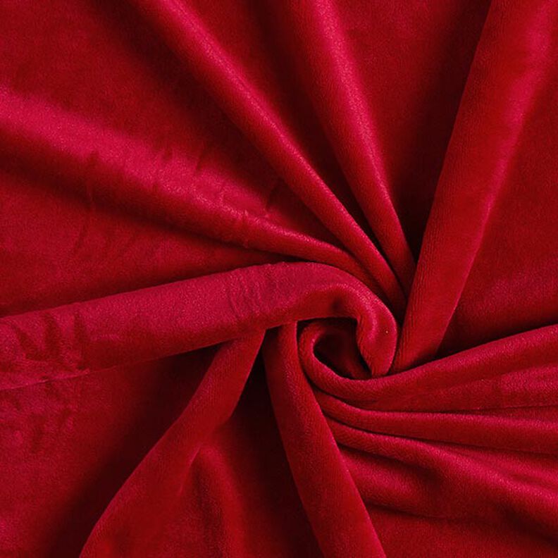 Velluto stretch vellutino nicki – rosso, image number 1