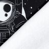 French terry taglio di tessuto Spaceman | Glitzerpüppi – nero/bianco,  thumbnail number 4