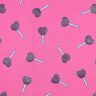 jersey di cotone Lecca lecca a forma di cuore glitterato | Poppy Fabrics – pink,  thumbnail number 1
