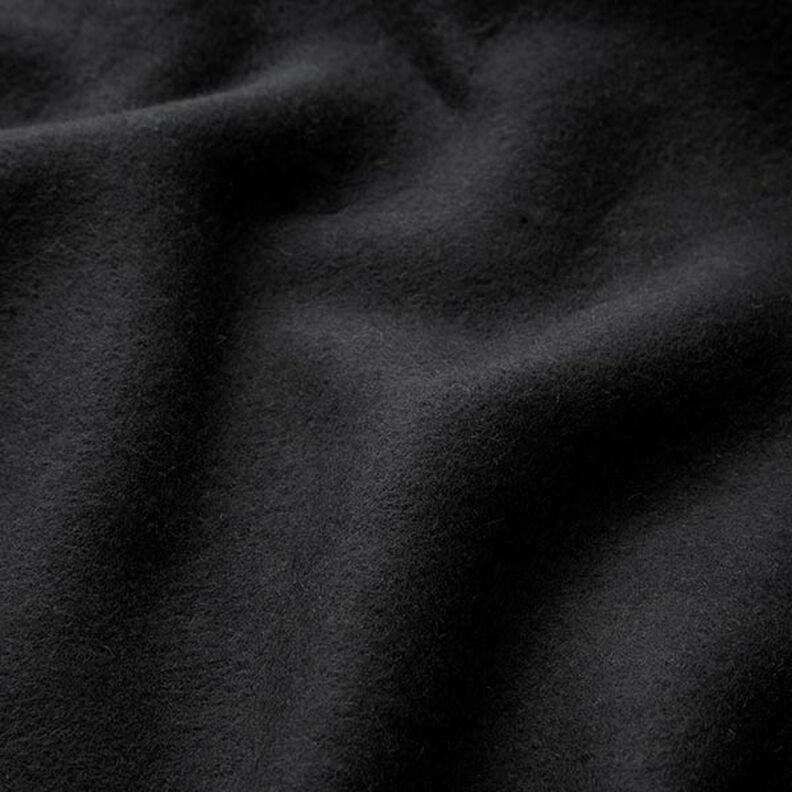 pile di cotone tinta unita – nero,  image number 3