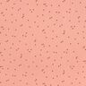 mussolina / tessuto doppio increspato Cuori sparsi – rosa antico scuro/rosso borgogna,  thumbnail number 1