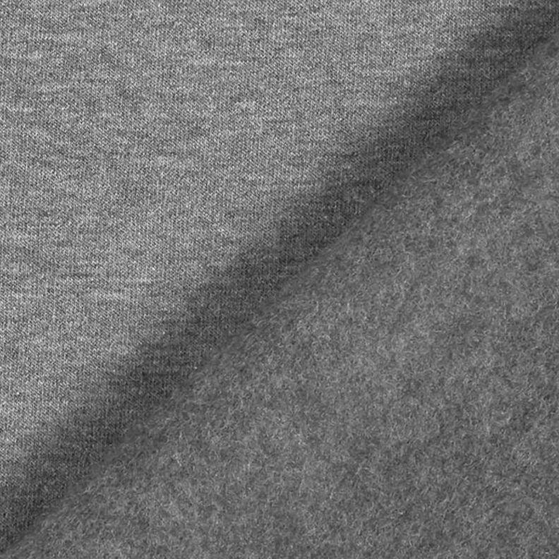felpa di cotone leggera mélange – grigio scuro,  image number 5