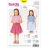 maglietta per bambini / gonna, Burda 9364,  thumbnail number 1