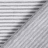 Jersey double face a righe in tinta unita – bianco/grigio,  thumbnail number 5