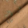 Velluto a costine con fiori ricamati glitterati – marrone chiaro,  thumbnail number 5