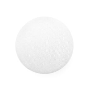 Bottone rivestito, Satin duchesse – bianco lana, 