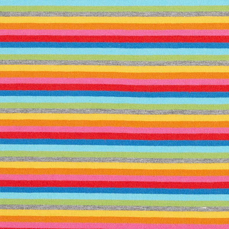 jersey di cotone righe arcobaleno | by Poppy,  image number 1