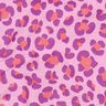mussolina / tessuto doppio increspato Stampa leopardata colorata | Poppy Fabrics – violetto,  thumbnail number 2