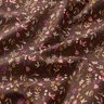 tessuto in cotone cretonne piccoli rami – marrone scuro/uva,  thumbnail number 2