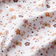 popeline di cotone Prato fiorito e cuori – bianco,  thumbnail number 2