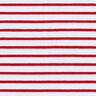 Jersey in cotone a righe strette e larghe – bianco/rosso,  thumbnail number 1