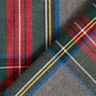 tessuto stretch per pantaloni Quadri scozzesi – grigio ardesia/rosso,  thumbnail number 4