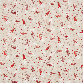 tessuto arredo canvas gnomi – beige, 