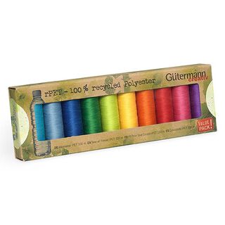 Set di filo da cucire Cucitutto rPET  [ 100m / 10 pezzo/i  ] | Gütermann creativ, 