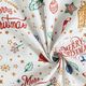 tessuto arredo mezzo panama Merry Christmas – naturale,  thumbnail number 3