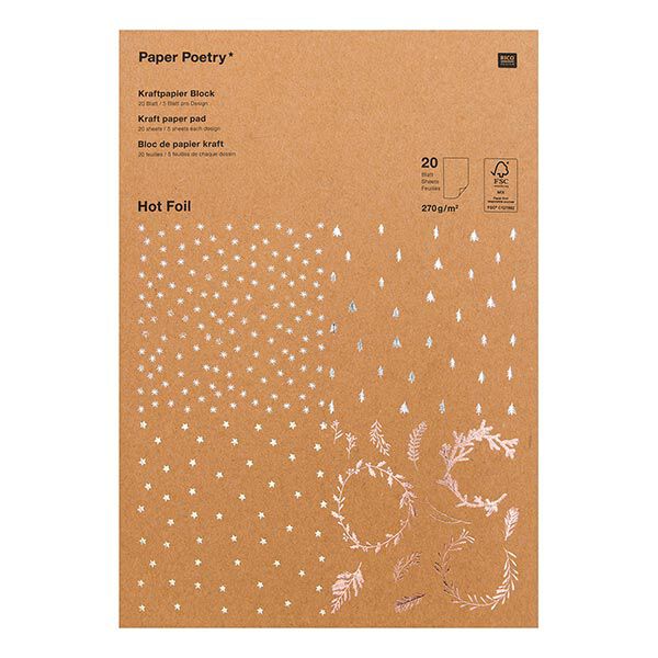 blocco di carta kraft, Natale | Rico Design, image number 1