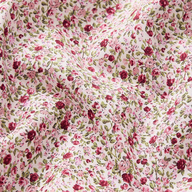 popeline di cotone mare di rose – avorio/rosa chiaro,  image number 2