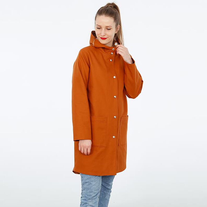 FRAU KARO - parka foderato con cappuccio e tasche applicate, Studio Schnittreif | XS - XXL,  image number 2