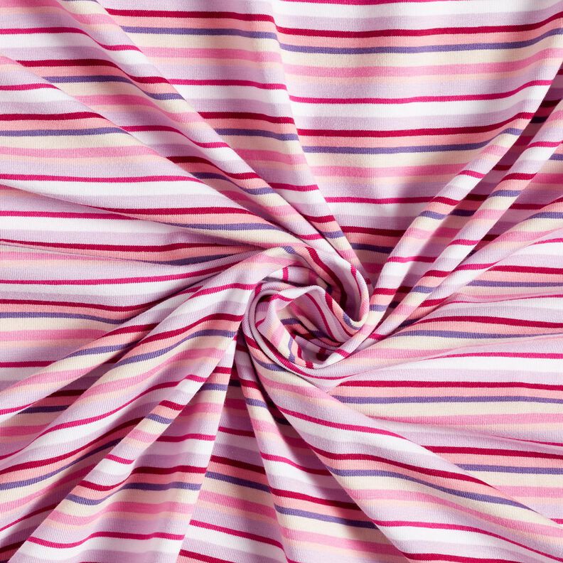 jersey di cotone strisce – lillà/pink, image number 3
