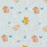 popeline di cotone Razzi nello spazio – azzurro baby,  thumbnail number 1