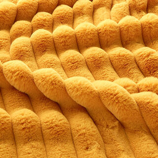 tessuto da tappezzeria soffice tessuto a coste – giallo curry, 