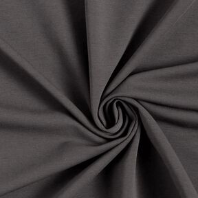French terry leggero tinta unita – grigio pietra, 