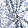 tessuto in cotone cretonne Uccelli – blu reale/bianco lana,  thumbnail number 3
