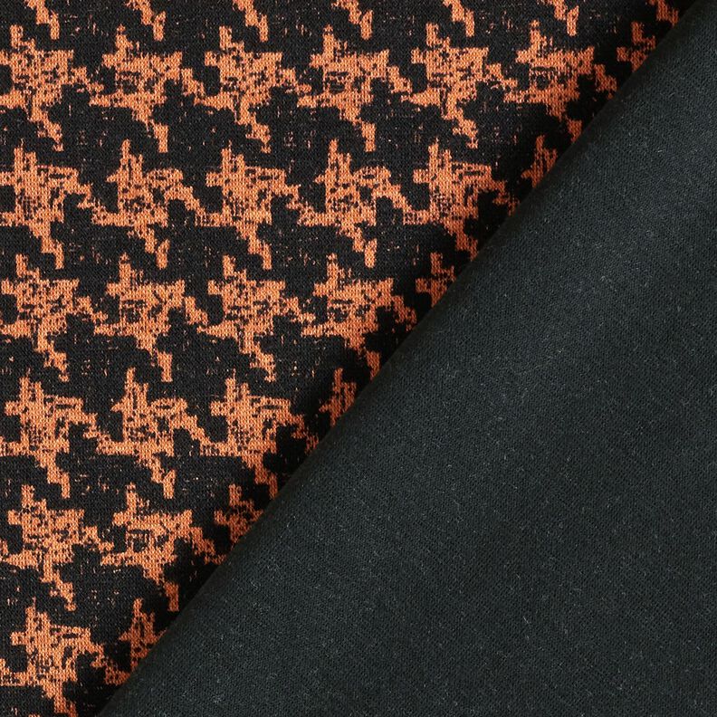 jersey di viscosa – arancio pesca/nero, image number 4