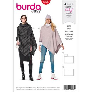 mantella, Burda 6175 | 34-44, 