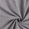 popeline di cotone piccoli quadretti Vichy, tinto in filo – nero/bianco,  thumbnail number 5