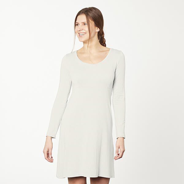 GOTS jersey di cotone | Tula – bianco lana,  image number 5
