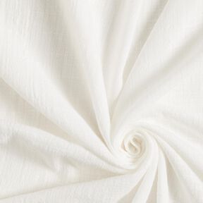 Tessuto di cotone con aspetto lino – bianco lana, 