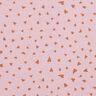 jersey di cotone Cuori vorticosi – rosa antico chiaro,  thumbnail number 1