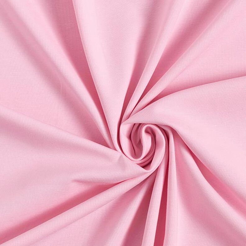 Baumwolljersey Medium Uni – rosa,  image number 1