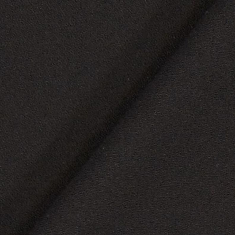 Georgette crêpe Moss – nero,  image number 3